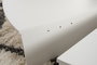Nordure Mesa de Centro Orion - Blanca, Mesa Grande 90x30x60 cm, Mesa Pequeña 85x35x30 cm